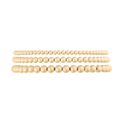 juno bracelet triple stack (3+4+5mm)