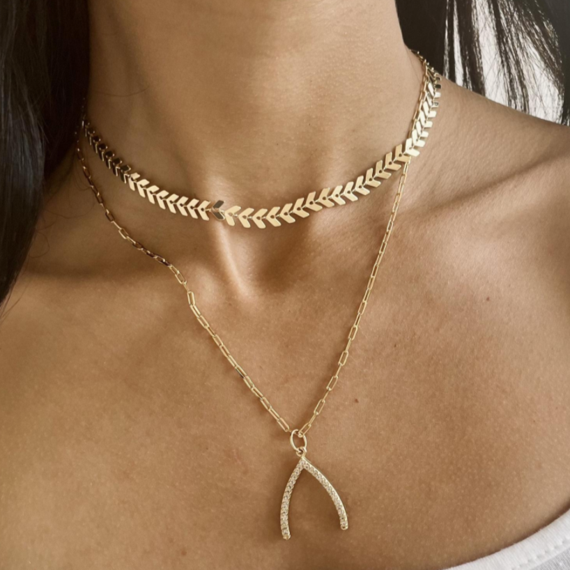 Leafly Wishbone Set